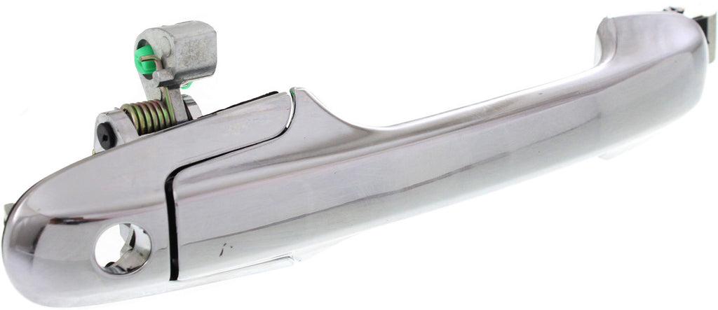 ACCORD 03-07 FRONT EXTERIOR DOOR HANDLE RH, All Chrome, w/ Keyhole, Sedan, Plastic