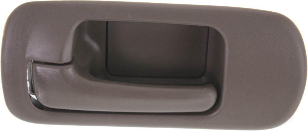 CIVIC 01-02 INTERIOR FRONT DOOR HANDLE Left, Brown (Taupe)-Darker, w/o Hole, Sdn, DX/EX/GX/LX/VP models