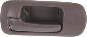 CIVIC 01-02 INTERIOR FRONT DOOR HANDLE Left, Brown (Taupe)-Darker, w/o Hole, Sdn, DX/EX/GX/LX/VP models