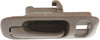ODYSSEY 95-98/CR-V 97-01 FRONT INTERIOR DOOR HANDLE LH, Beige, Plastic, w/ Lock Hole