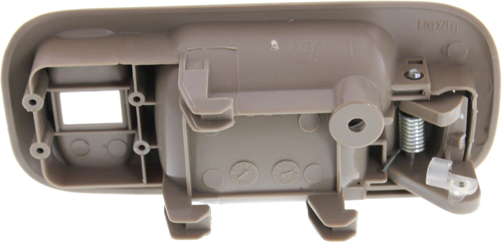ODYSSEY 95-98/CR-V 97-01 FRONT INTERIOR DOOR HANDLE LH, Beige, Plastic, w/ Lock Hole