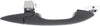 ODYSSEY 05-10 FRONT EXTERIOR DOOR HANDLE RH, Primed Black, w/o Keyhole