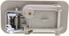 ACCORD 90-93 REAR INTERIOR DOOR HANDLE RH, Chrome Lever+Beige Hsg., Plastic, Sedan