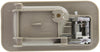ACCORD 90-93 REAR INTERIOR DOOR HANDLE LH, Chrome Lever+Beige Hsg., Plastic, Sedan
