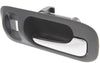 ODYSSEY 95-98/CR-V 97-01 REAR INTERIOR DOOR HANDLE RH, Chrome Lever+Deep Gray Housing, Plastic, w/ Lock Hole