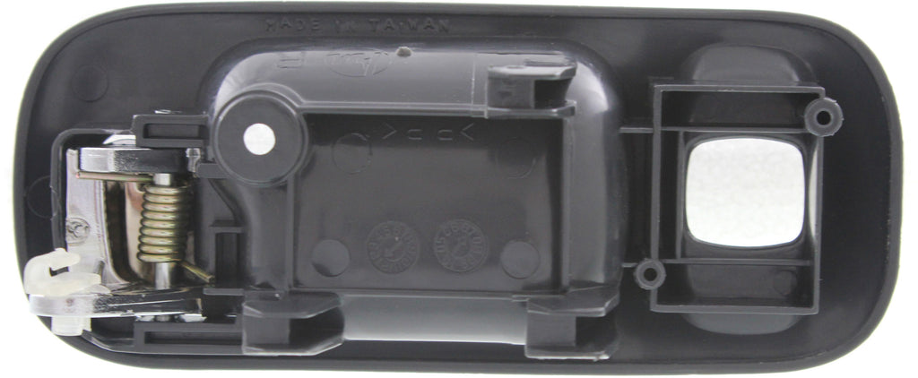ODYSSEY 95-98/CR-V 97-01 REAR INTERIOR DOOR HANDLE RH, Chrome Lever+Deep Gray Housing, Plastic, w/ Lock Hole