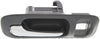 ODYSSEY 95-98/CR-V 97-01 REAR INTERIOR DOOR HANDLE LH, Chrome Lever+Deep Gray Housing, Plastic, w/ Lock Hole
