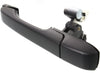 CR-V 02-06 REAR EXTERIOR DOOR HANDLE LH, Textured Black, Plastic