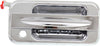 H2 03-09 FRONT EXTERIOR DOOR HANDLE RH, All Chrome, w/ Keyhole, w/ Slash Design Lever