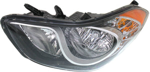 ELANTRA 11-13/ELANTRA COUPE 13-14 HEAD LAMP LH, Assembly, Halogen, (Coupe, w/o LED Position Light)/(Sedan, Korea Built Vehicle)