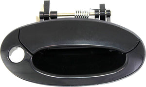 ELANTRA 99-00 FRONT EXTERIOR DOOR HANDLE RH, Smooth Black, Big Key Hole