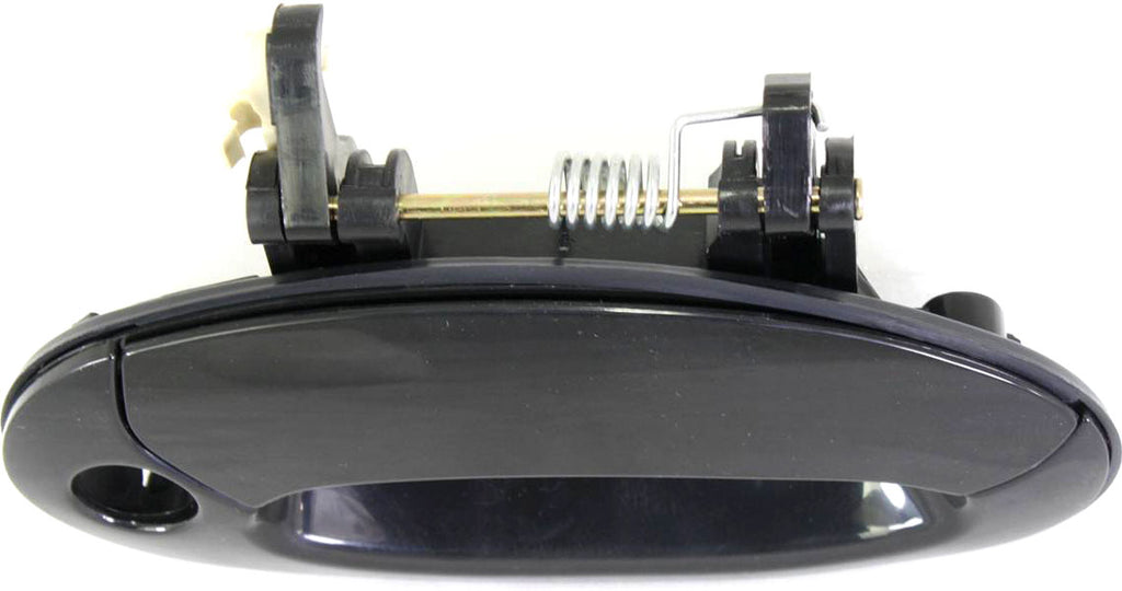 ELANTRA 99-00 FRONT EXTERIOR DOOR HANDLE RH, Smooth Black, Big Key Hole