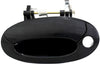 ELANTRA 99-00 FRONT EXTERIOR DOOR HANDLE LH, Smooth Black, Big Key Hole