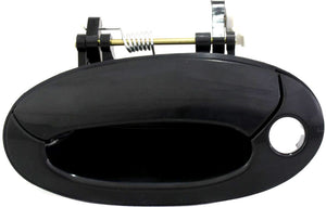 ELANTRA 99-00 FRONT EXTERIOR DOOR HANDLE LH, Smooth Black, Big Key Hole