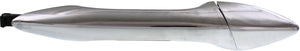 ELANTRA 11-16 REAR EXTERIOR DOOR HANDLE RH, Chrome, Handle+Cover, Plastic, Sedan
