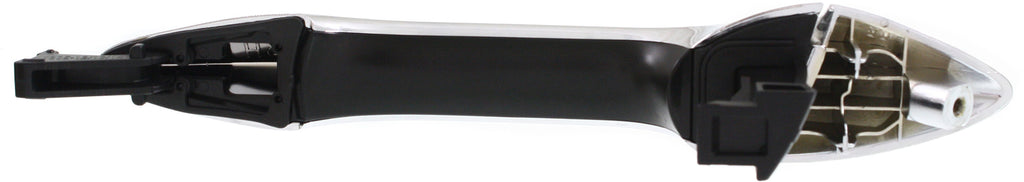 ELANTRA 11-16 REAR EXTERIOR DOOR HANDLE RH, Chrome, Handle+Cover, Plastic, Sedan