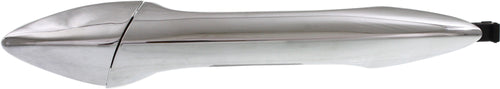 ELANTRA 11-16 REAR EXTERIOR DOOR HANDLE LH, Chrome, Handle+Cover, Plastic, Sedan