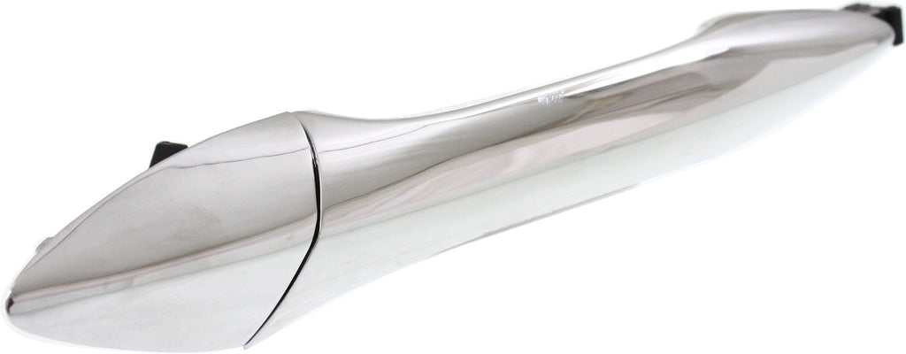 ELANTRA 11-16 REAR EXTERIOR DOOR HANDLE LH, Chrome, Handle+Cover, Plastic, Sedan