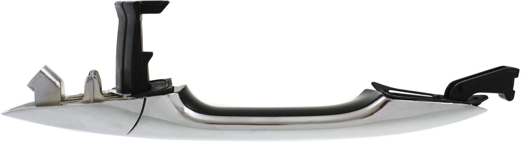 ELANTRA 11-16 REAR EXTERIOR DOOR HANDLE LH, Chrome, Handle+Cover, Plastic, Sedan