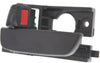 ACCENT 06-11 REAR INTERIOR DOOR HANDLE LH, Textured Black, Plastic, (Hatchback 06-06)/Sedan