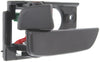 ACCENT 06-11 REAR INTERIOR DOOR HANDLE LH, Textured Black, Plastic, (Hatchback 06-06)/Sedan