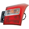 ELANTRA GT 13-13 TAIL LAMP LH, Outer, Assembly, Halogen, Bulb Type, To 9-6-12