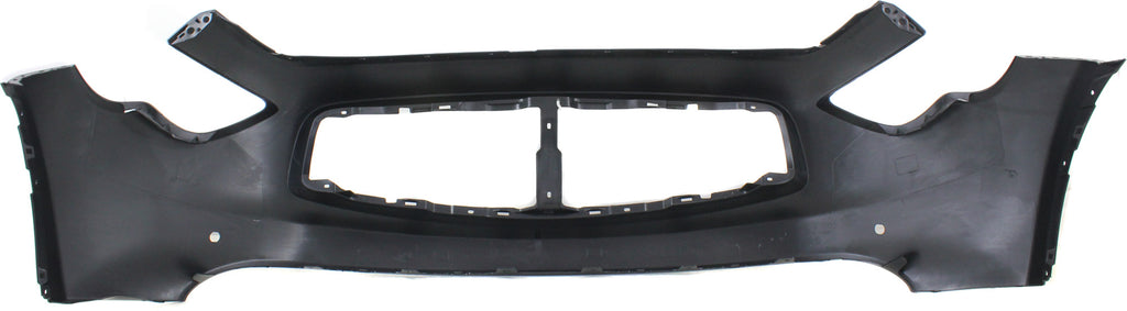 FX35/FX50 09-11 FRONT BUMPER COVER, Primed, w/ Navigation System