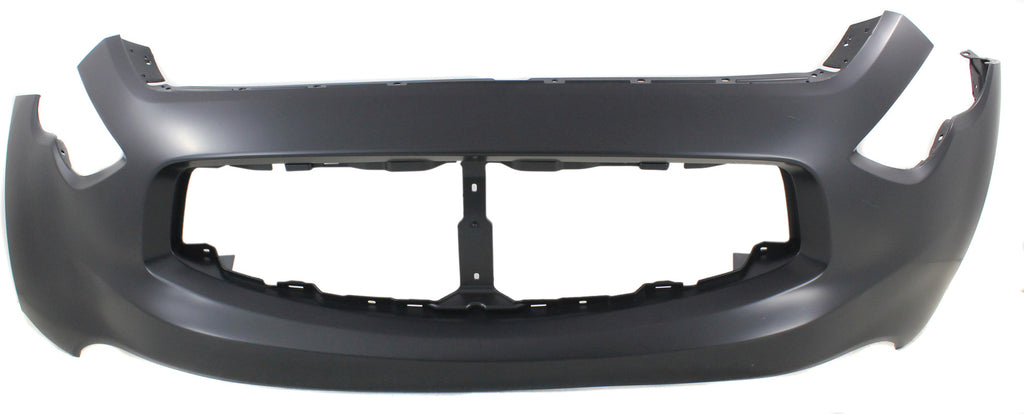 FX35 09-11 FRONT BUMPER COVER, Primed, w/o Navivation System