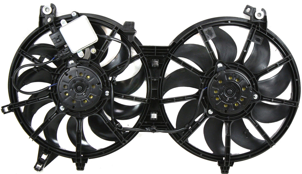 370Z 09-20/Q60 14-15 RADIATOR FAN ASSEMBLY, With Controller; (A/T 370Z 09-11) / (M/T G37/Q60), w/ Control module