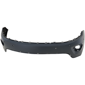 GRAND CHEROKEE 14-15 FRONT BUMPER COVER, Upper, Primed, Laredo/Limited/Overland Models, w/ Parking Aid Sensor Holes - CAPA