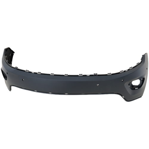 GRAND CHEROKEE 14-15 FRONT BUMPER COVER, Upper, Primed, Laredo/Limited/Overland Models, w/ Parking Aid Sensor Holes - CAPA