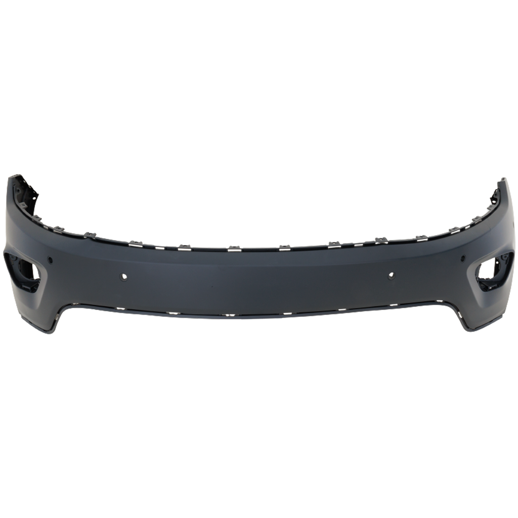 GRAND CHEROKEE 14-15 FRONT BUMPER COVER, Upper, Primed, Laredo/Limited/Overland Models, w/ Parking Aid Sensor Holes - CAPA