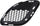 GRAND CHEROKEE 12-13 FRONT BUMPER GRILLE RH, Outer, Textured Black, SRT-8 Model