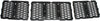GRAND CHEROKEE 14-16 GRILLE, Honeycomb Insert, Textured Black Shell and Insert, Code MFF, MFE and MFK - CAPA