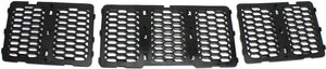 GRAND CHEROKEE 14-16 GRILLE, Honeycomb Insert, Textured Black Shell and Insert, Code MFF, MFE and MFK - CAPA