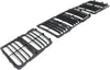 GRAND CHEROKEE 14-16 GRILLE, Louvered Insert, Textured Black Shell and Insert - CAPA