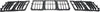 GRAND CHEROKEE 14-16 GRILLE, Louvered Insert, Textured Black Shell and Insert - CAPA