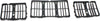 GRAND CHEROKEE 14-16 GRILLE, Louvered Insert, Textured Black Shell and Insert - CAPA
