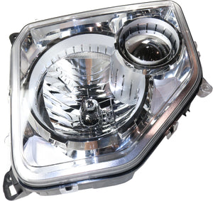 LIBERTY 08-12 HEAD LAMP RH, Assembly, Halogen, Chrome Interior, w/o Fog Light, Round Bulb Shield - CAPA
