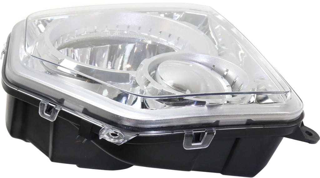 LIBERTY 08-12 HEAD LAMP RH, Assembly, Halogen, Chrome Interior, w/o Fog Light, Round Bulb Shield - CAPA