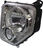 LIBERTY 08-12 HEAD LAMP LH, Assembly, Halogen, Chrome Interior, w/o Fog Light, Round Bulb Shield - CAPA