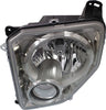 LIBERTY 08-12 HEAD LAMP LH, Assembly, Halogen, Chrome Interior, w/o Fog Light, Round Bulb Shield - CAPA