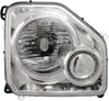 LIBERTY 08-12 HEAD LAMP LH, Assembly, Halogen, Chrome Interior, w/o Fog Light, Round Bulb Shield