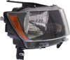COMPASS 13-17 HEAD LAMP RH, Assembly, Standard Type, (13-13, w/ Black Trim) - CAPA