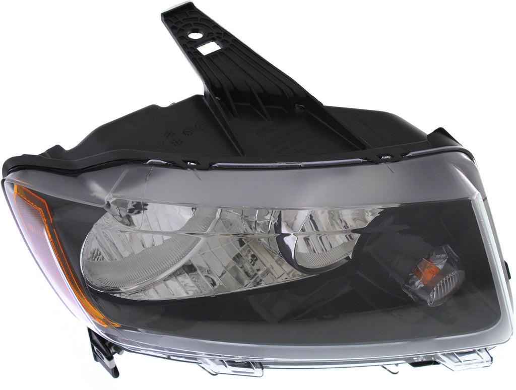 COMPASS 13-17 HEAD LAMP RH, Assembly, Standard Type, (13-13, w/ Black Trim) - CAPA