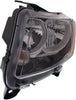 COMPASS 13-17 HEAD LAMP LH, Assembly, Standard Type, (13-13, w/ Black Trim) - CAPA
