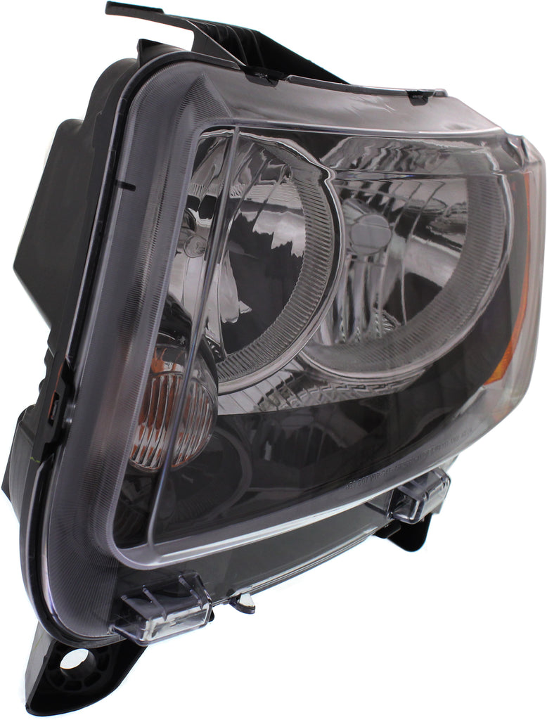 COMPASS 13-17 HEAD LAMP LH, Assembly, Standard Type, (13-13, w/ Black Trim) - CAPA