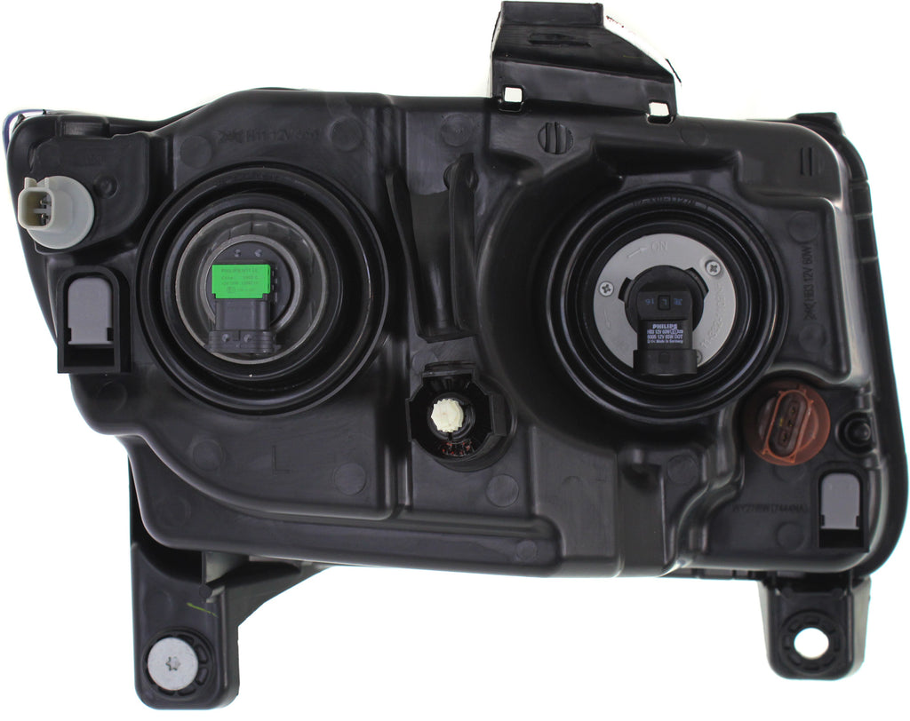 COMPASS 13-17 HEAD LAMP LH, Assembly, Standard Type, (13-13, w/ Black Trim) - CAPA