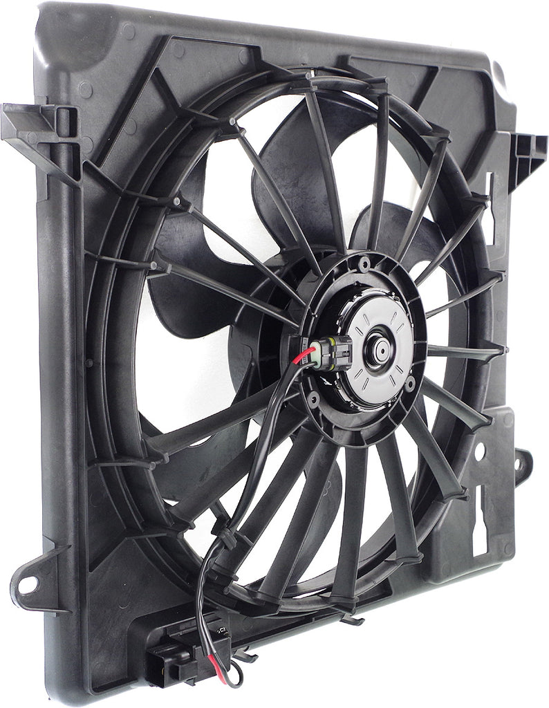 WRANGLER (JK) 07-11 RADIATOR FAN ASSEMBLY, Includes resistor