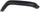 CHEROKEE 97-01 FRONT WHEEL OPENING MOLDING RH, OE Style, Textured Black, w/o Country Package